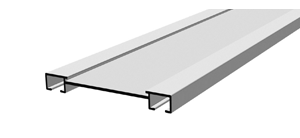 Rail de rideaux plafond SIMPLY, 2 voies, norme VS57 HM-20208